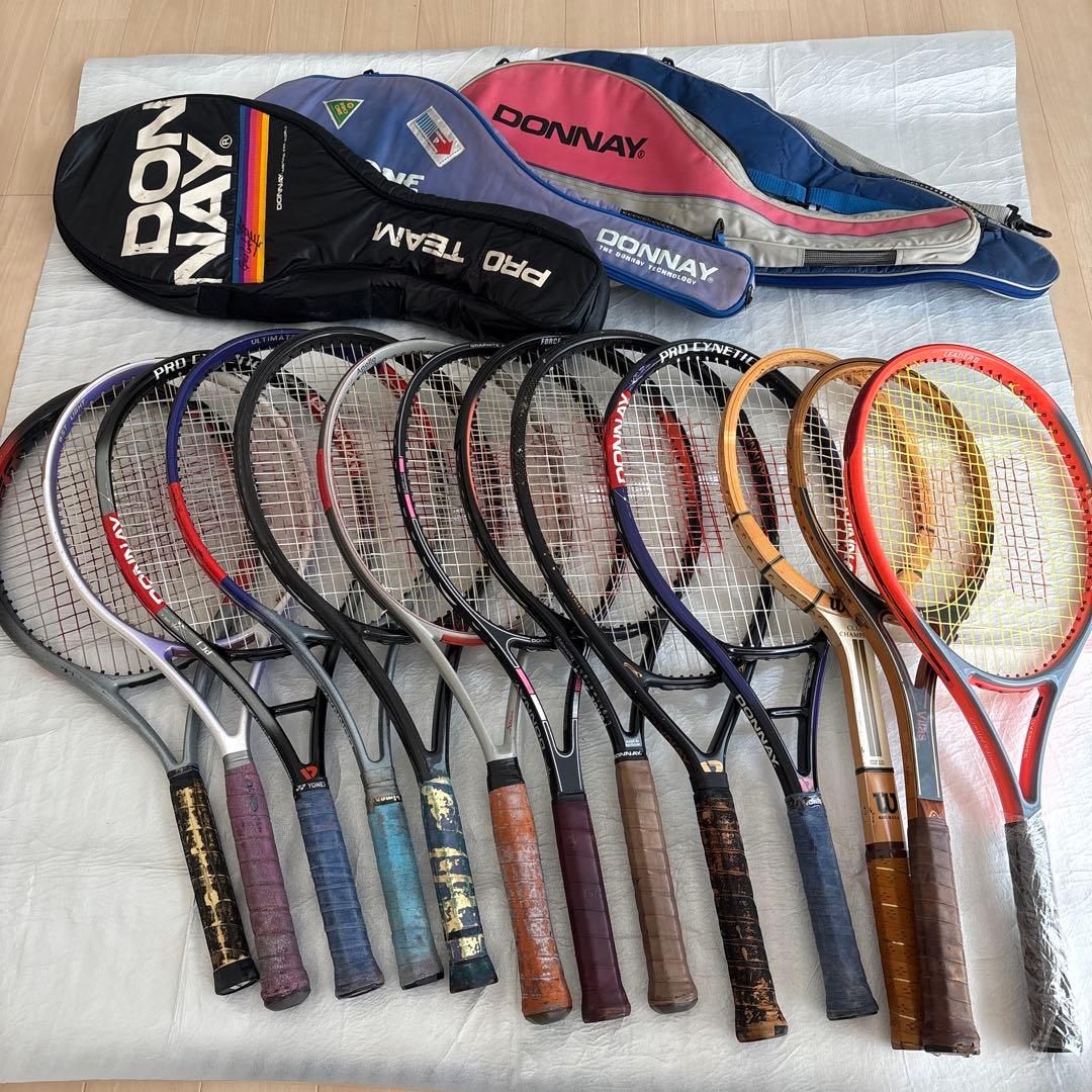 値下げ　ドネー　 ヘッド　ウィルソン　硬式　テニスラケット　テニス　13本 値下げ ドネー ヘッド ウィルソン 硬式 テニスラケット テニス 13本