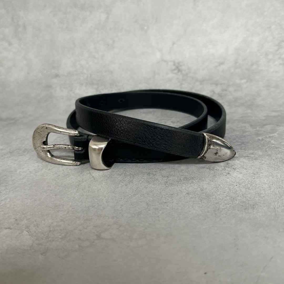 メンズ OUR LEGACY アワーレガシー 2cm ベルト ブラック - メルカリ