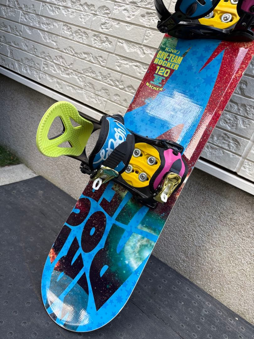 スノーボード2点セット IGNIO 120cm イグニオ キッズ 子供 ジュニア