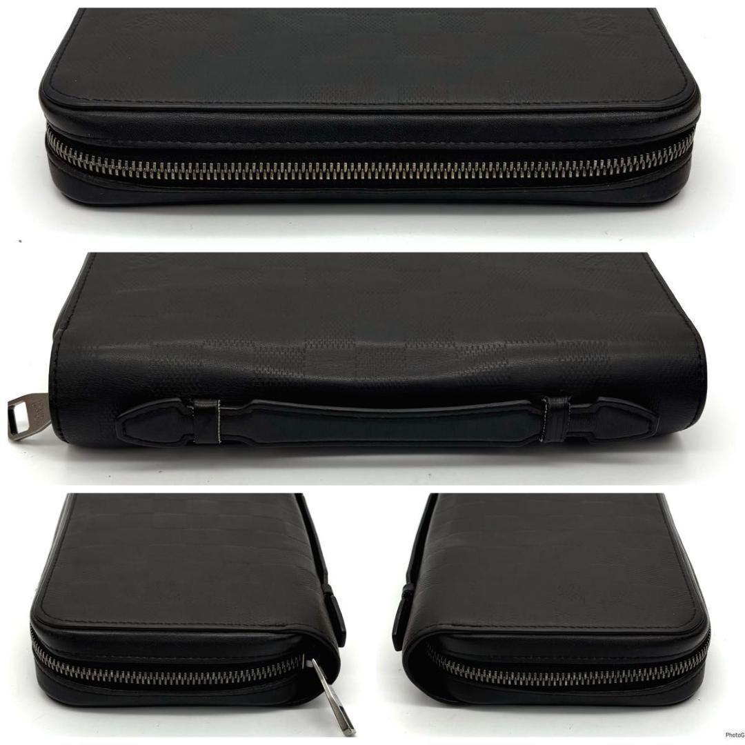 ルイヴィトン ダミエ アンフィニ ジッピーXL 長財布 オニキス 黒