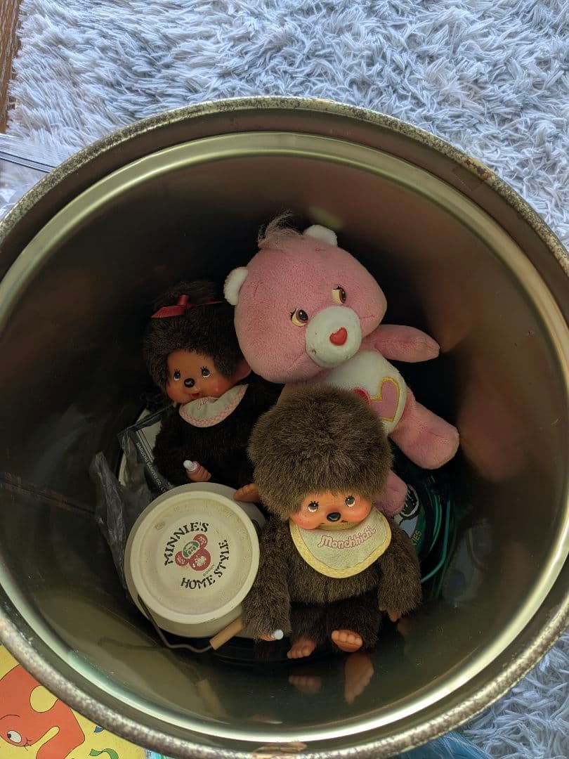 ★バーバパパ 缶 大サイズ4個セット★まとめ売り格安！ソニープラザレトロ缶