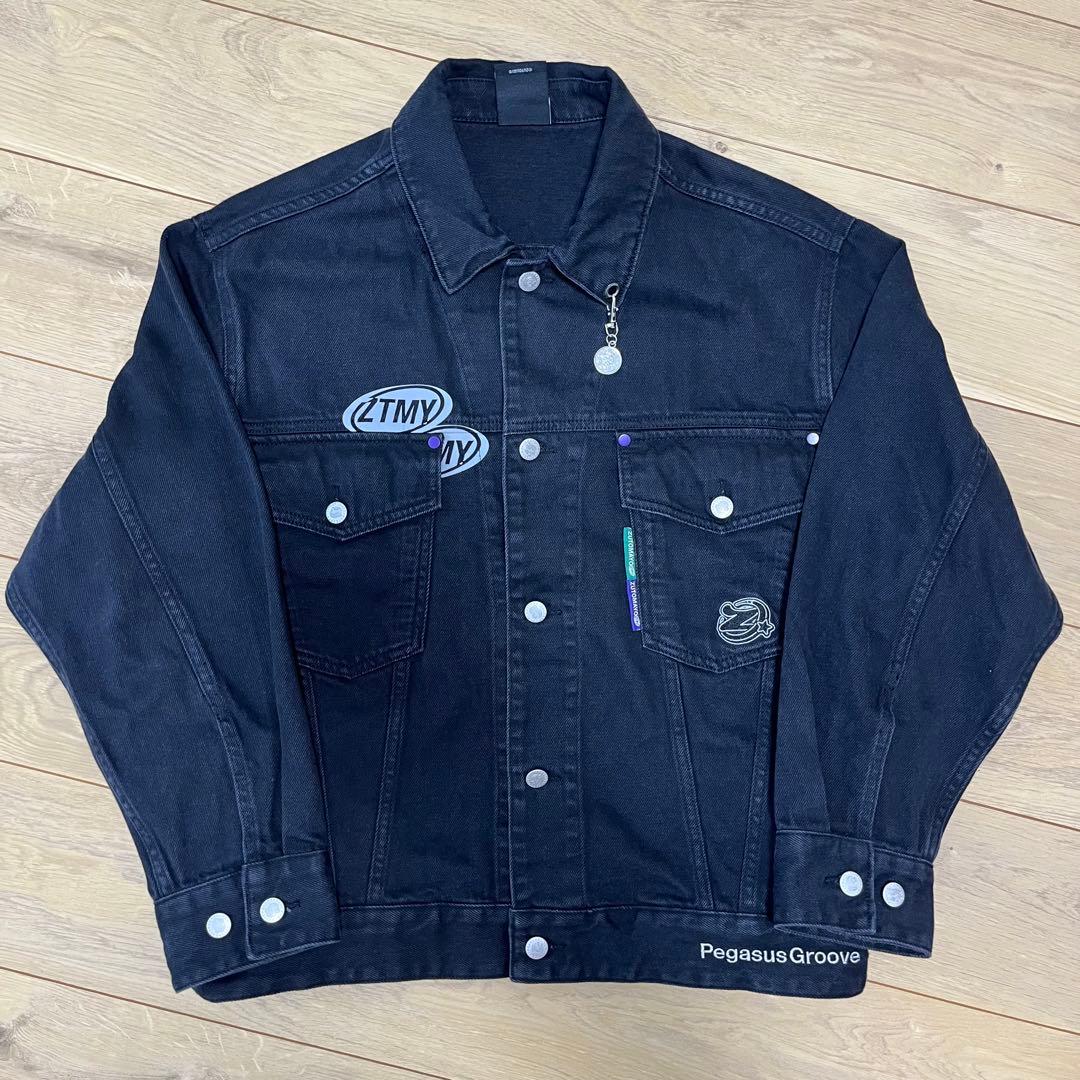 ずっと真夜中でいいのに　ずとまよ　愛ペガ　オーバーサイズデニムジャケット　M