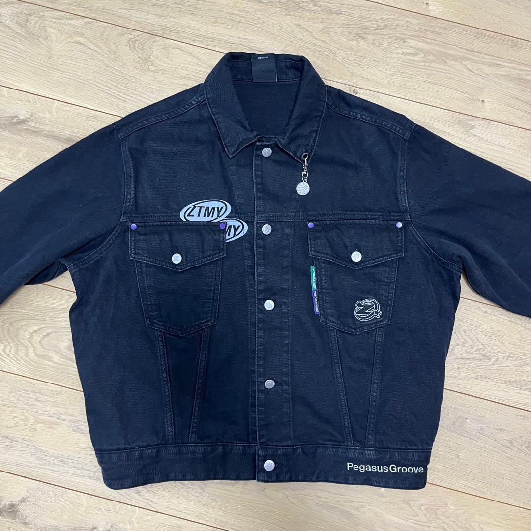 ずっと真夜中でいいのに　ずとまよ　愛ペガ　オーバーサイズデニムジャケット　M