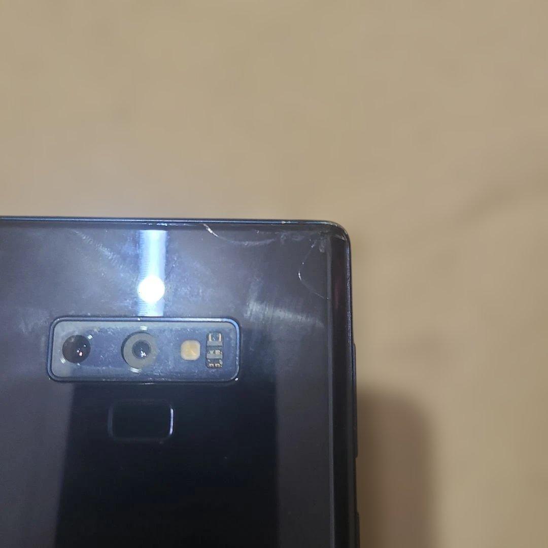 galaxy note 9 ペン紛失 背面ヒビあり 液晶スリキズあり シムフリー