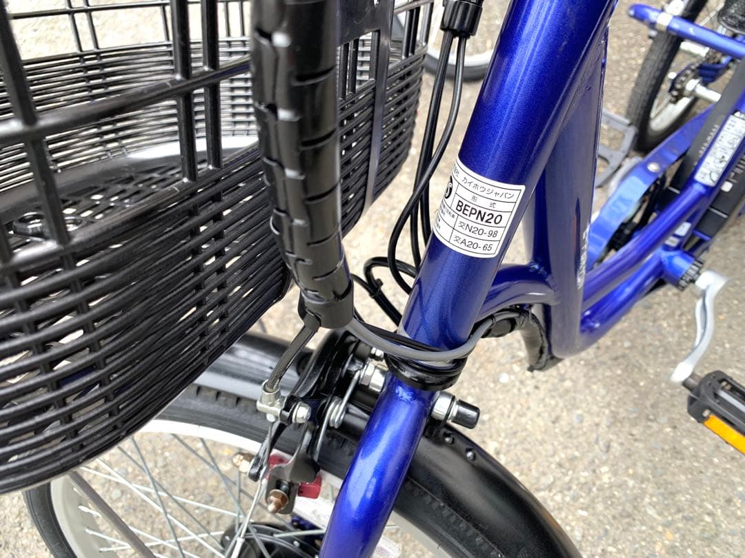 送料無料 E-PAR+ON電動アシスト三輪自転車 5.8Ah 20-16インチ