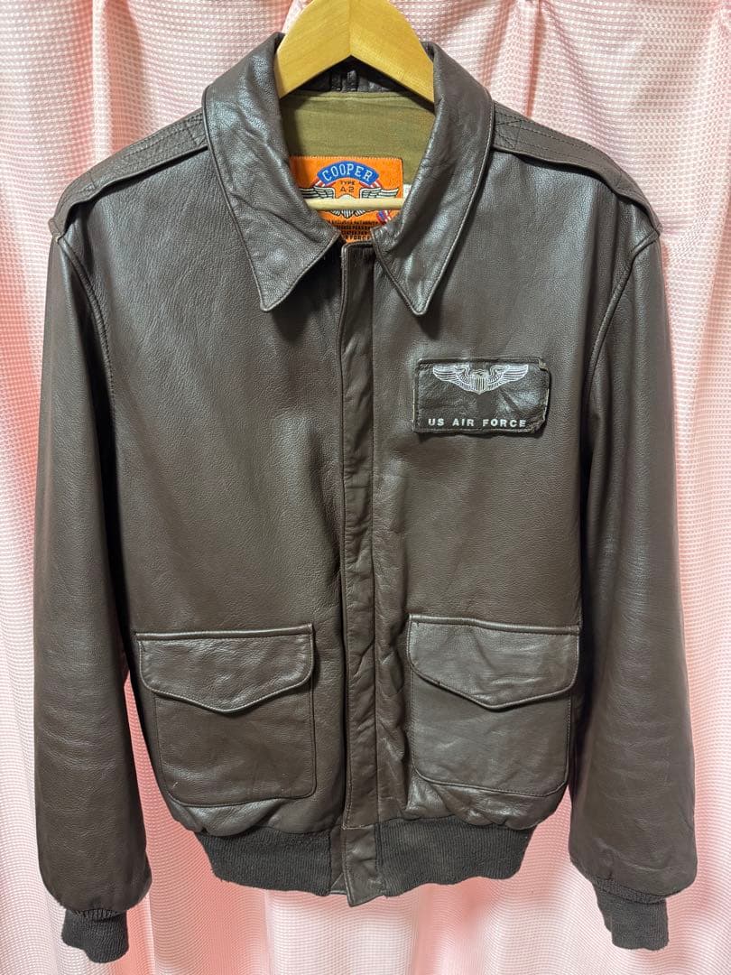 COOPER A-2 フライトジャケット USA製 42L A2 TYPE Flight Jacket 】80's~ USA製 COOPER社 A2フライトジャケット