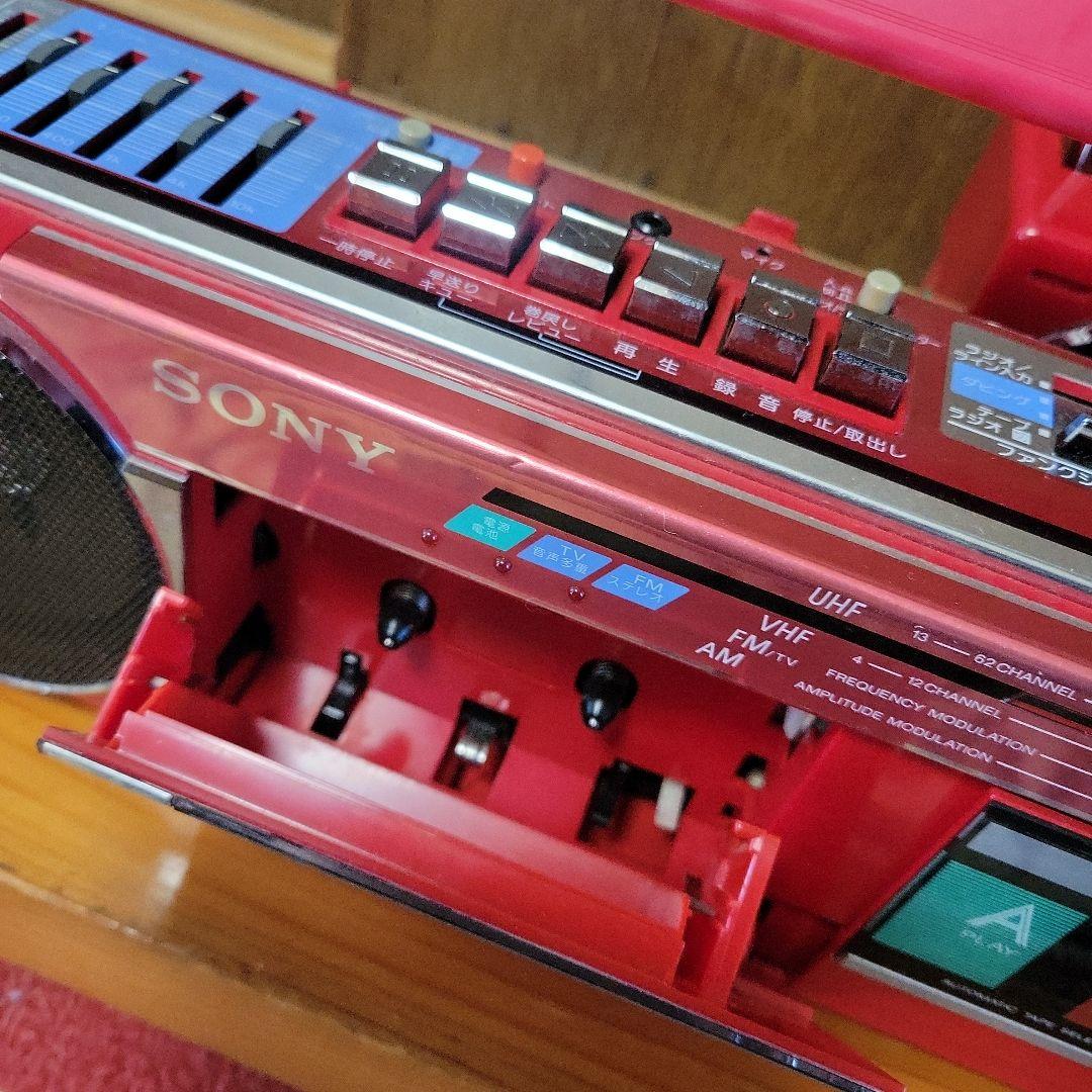 2台セット】SONY ダブルカセットラジカセ レッドSFS-W90 - メルカリ