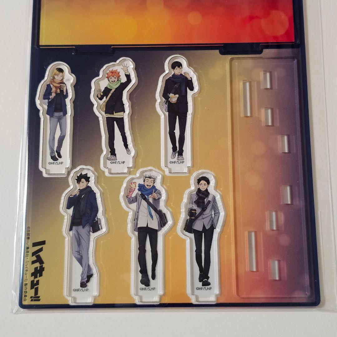 ハイキュー!!　コスモワールド　特大アクリルフィギュア　アクリルスタンド　特典