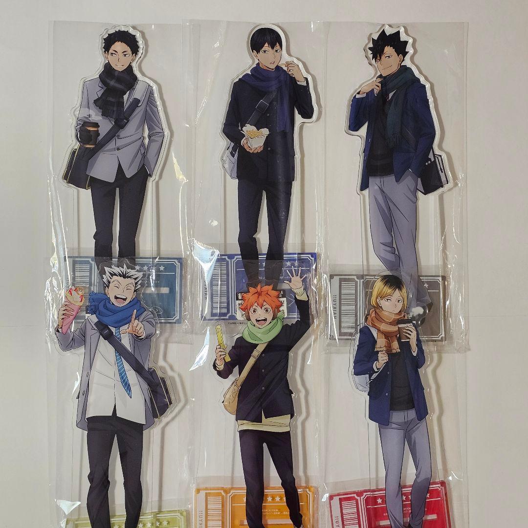 ハイキュー!!　コスモワールド　特大アクリルフィギュア　アクリルスタンド　特典