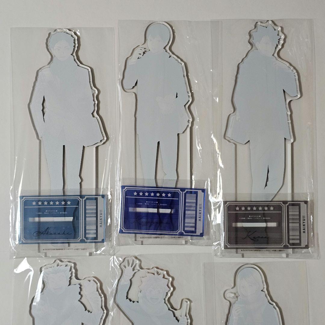 ハイキュー!!　コスモワールド　特大アクリルフィギュア　アクリルスタンド　特典