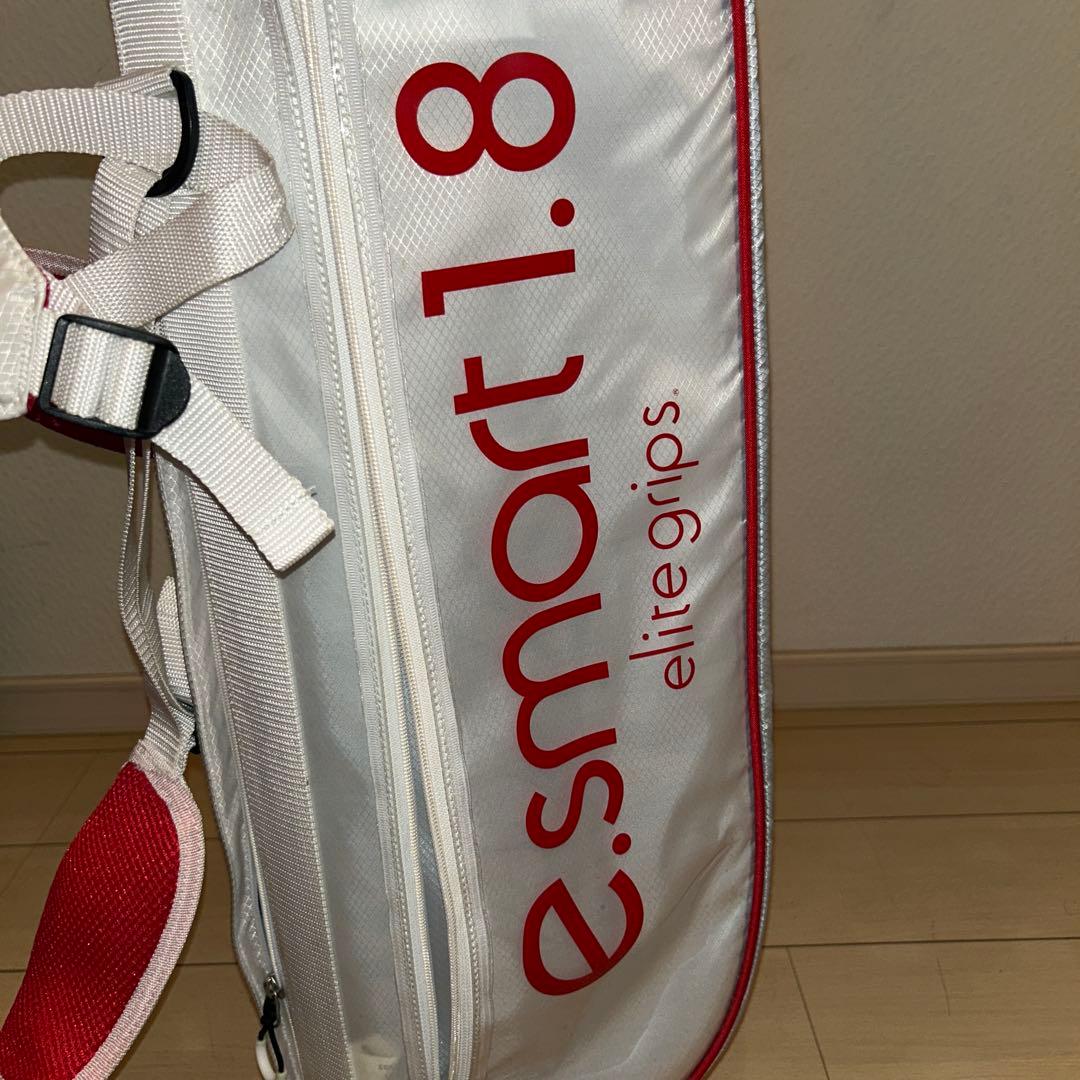 kz様専用 エリートグリップキャディバッグ白\赤 スタンド式 - メルカリ