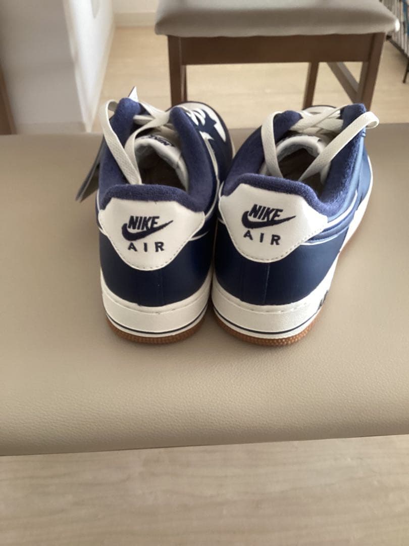 ナイキ　エアフォース1 26.5CM ネイビー ホワイト