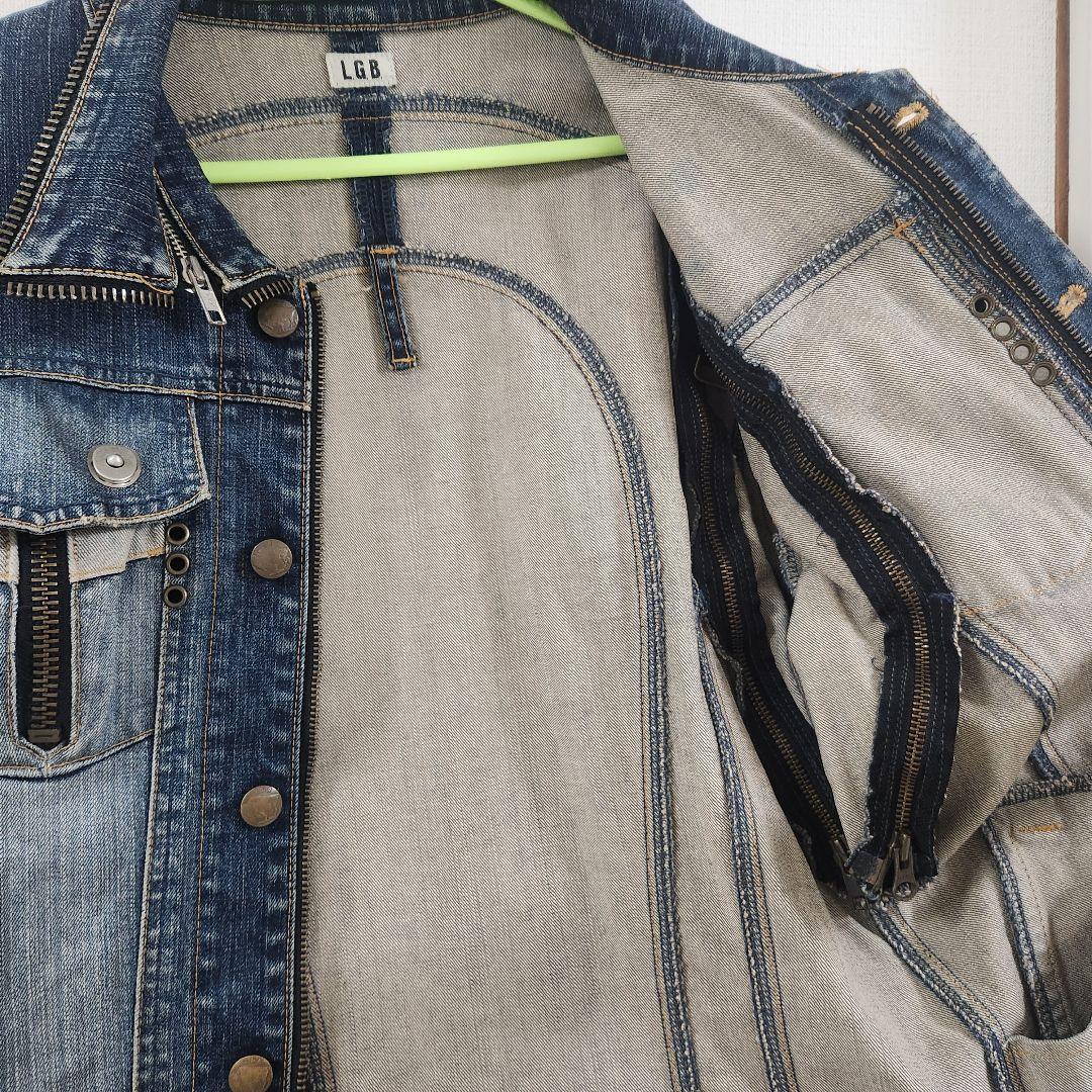 LGB/ダメージデニムジャケット/ルグランブルー - メルカリ