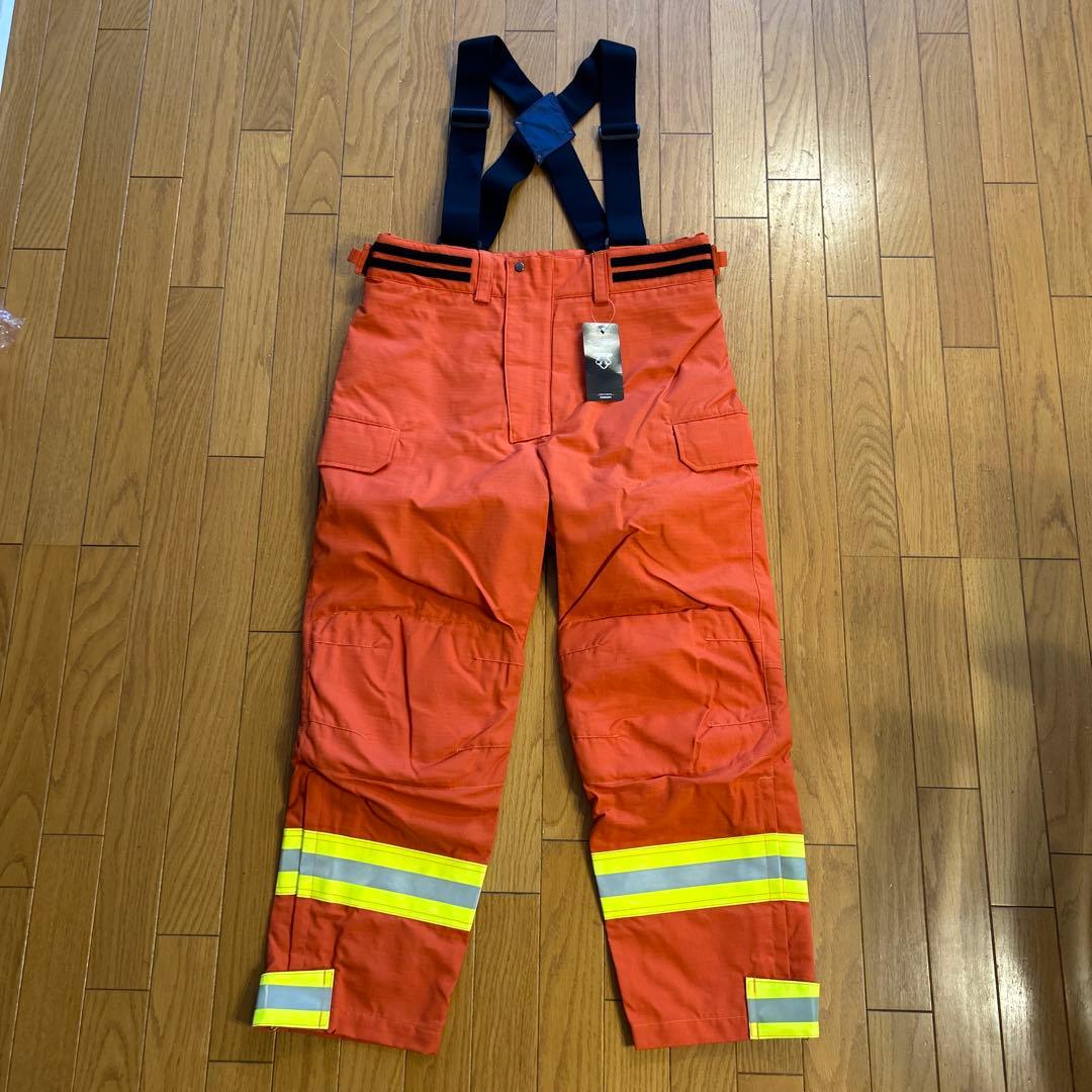 超希少デサント オレンジ防火服ズボンLLサイズ 消防服 - メルカリ