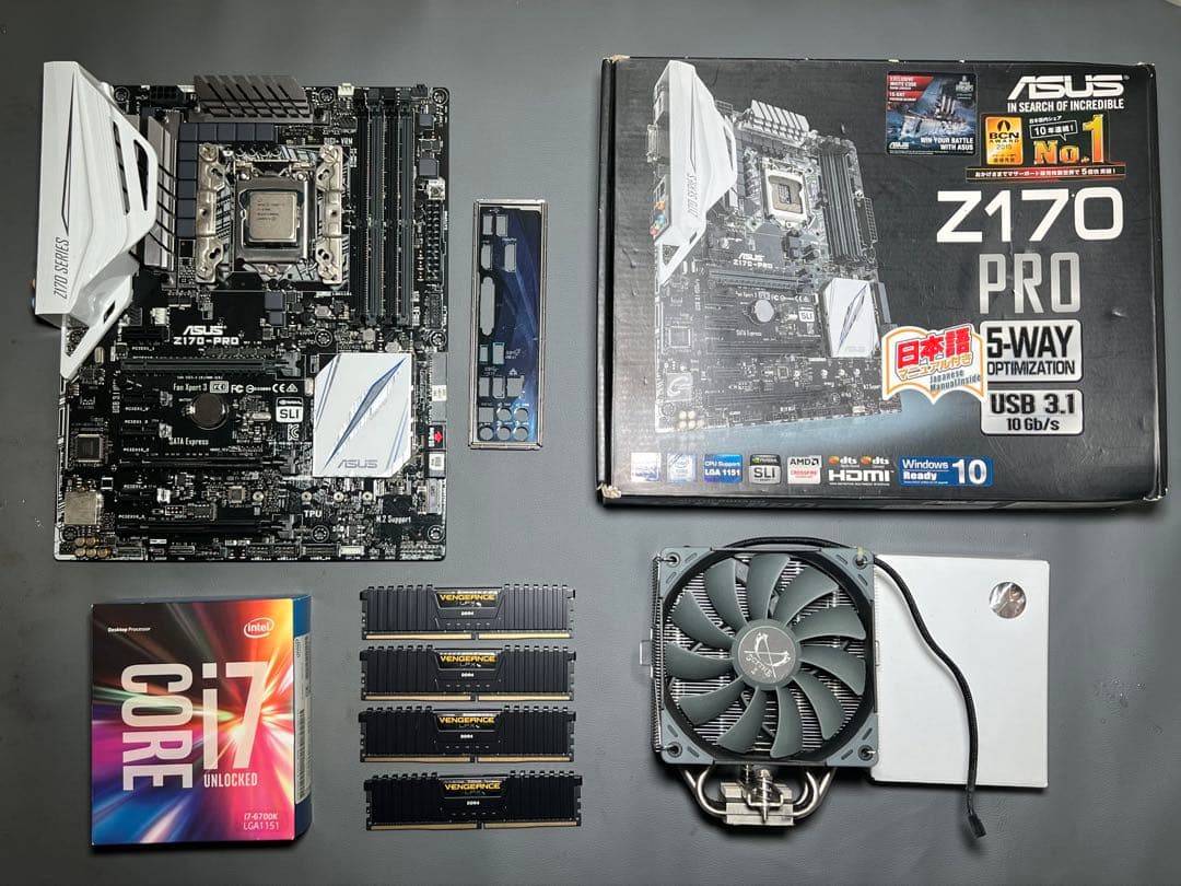 Asus Z170PRO+i7 6700K+64Gメモリ+CPUクーラー ASCII.jp：小型＆薄型タイプのCPUクーラー9製品を見極める！【第1回