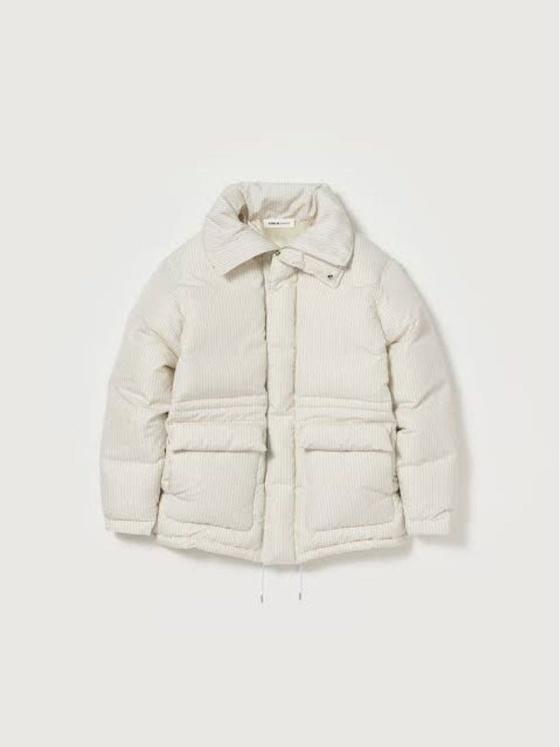 【タグ付美品】AURALEE×TEKLA STRIPEダウンジャケット 中古・古着通販】TEKLA (テクラ) AURALEE (オーラリー) STRIPE DOWN