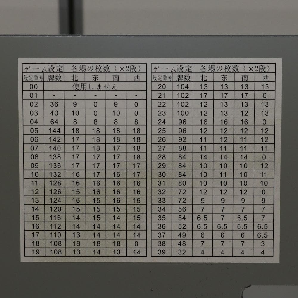 MJ-REVO LIVE 28mm 全自動麻雀卓 点数表示