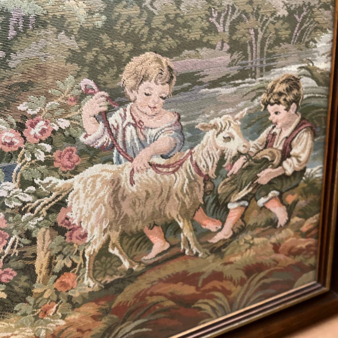 【更に値下げしました】ゴブラン画《Made in Italy》