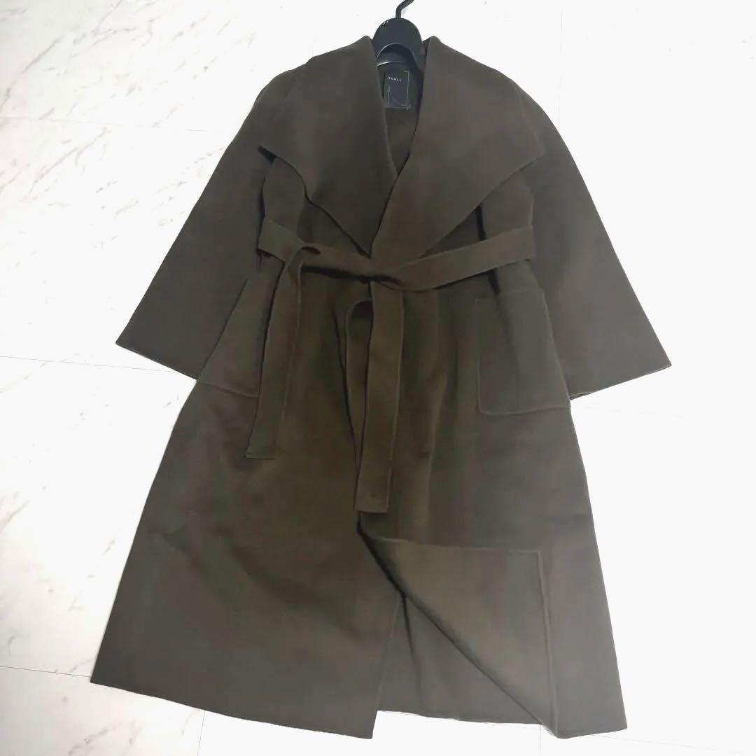 【美品】破格✨完売品 ノーブル super160 リバードレープカラーコート Noble（ノーブル）の「super160リバードレープカラーコート（その他