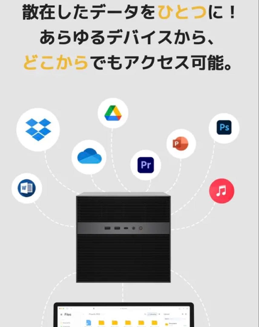 最大164TB！NAS ZimaCube Pro「1235U-64G」10コア