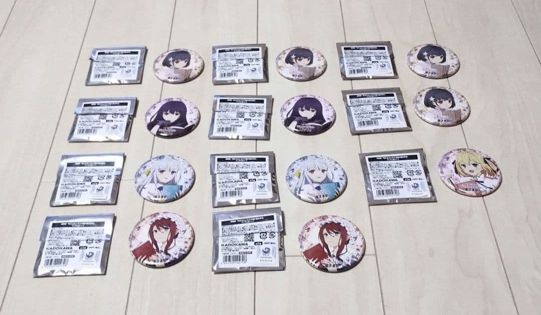 転生王女と天才令嬢の魔法革命　ぺたん娘　缶バッジ　アクスタ　27個セット