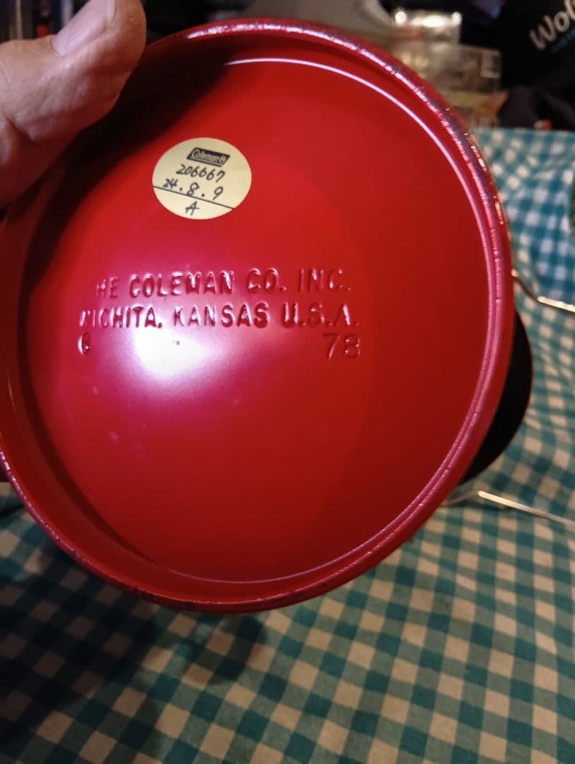 Coleman 赤 ランタン モデル200A 整備済ヴィンテージ