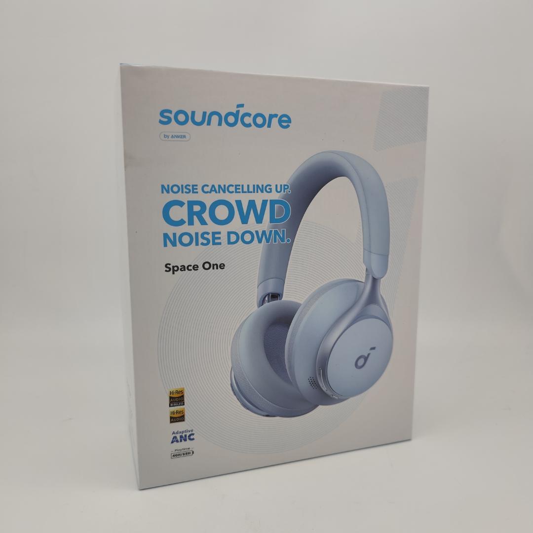 Anker Soundcore Space One ブルー ANC 55時間再生 - メルカリ