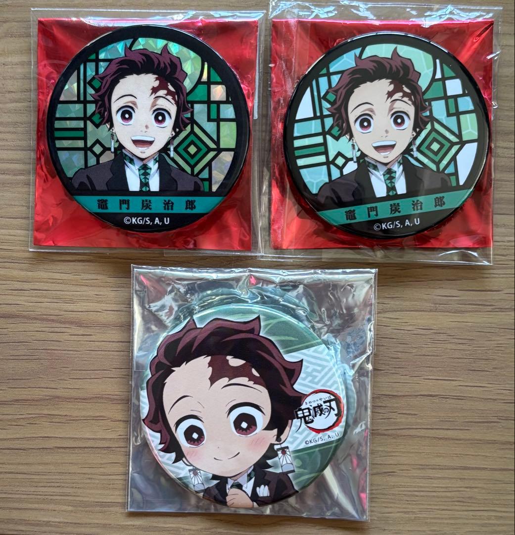 鬼滅の刃 鬼滅の宴 炭治郎ねず子善逸義勇缶バッジセットufotable集英社