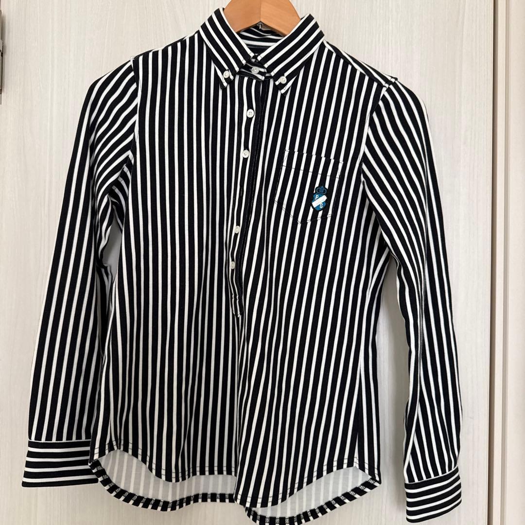 超美品！PEARLY GATES ストライプ シャツ サイズ0 - メルカリ