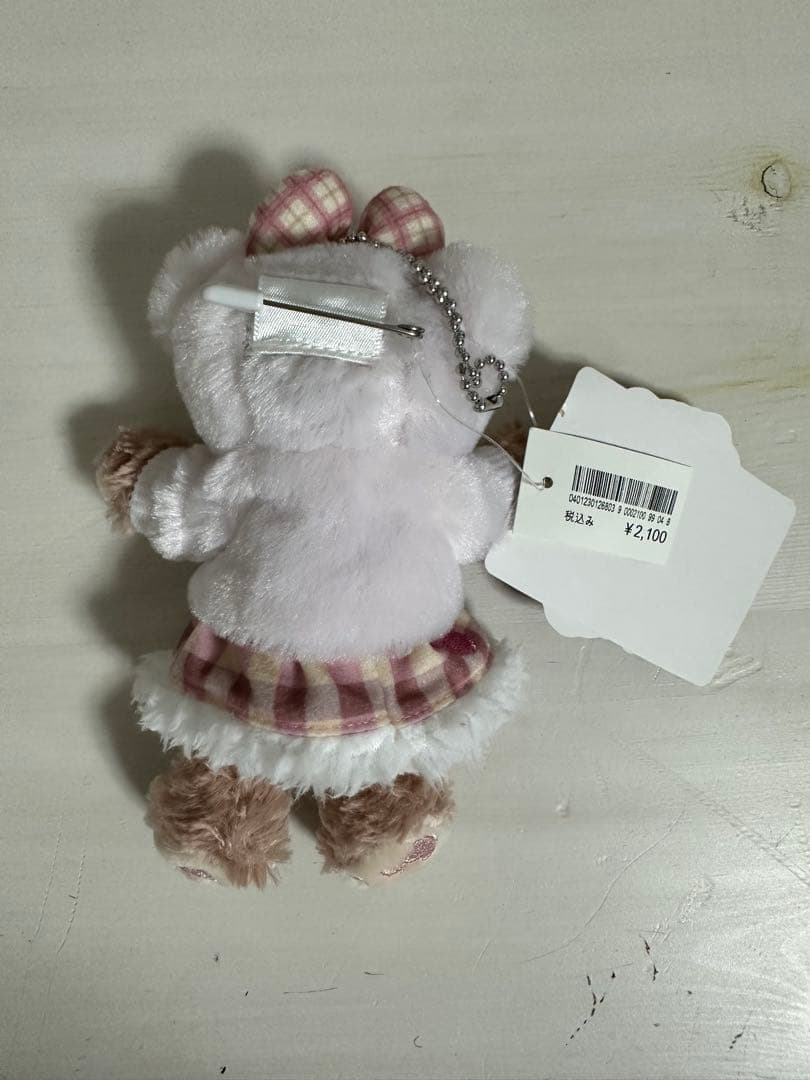 ダッフィー＆フレンズ ウィンターホリデー タグ付き ぬいぐるみバッジ セット売り