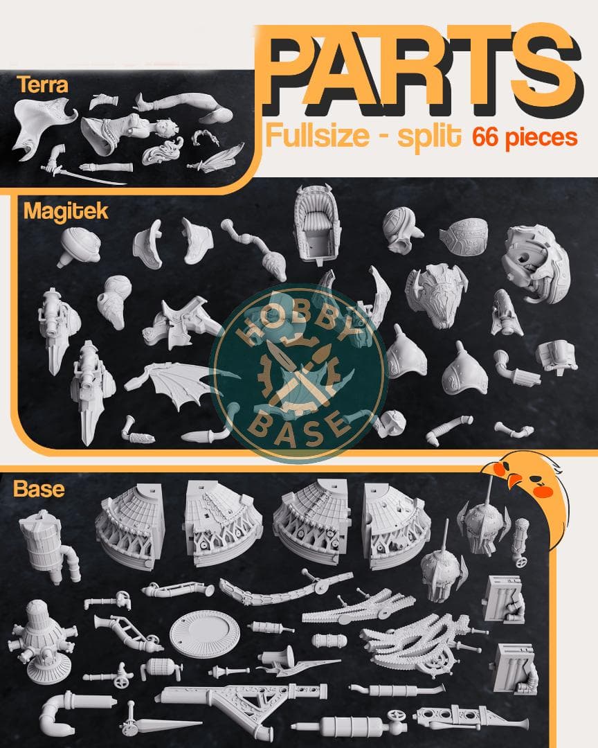 【FFVI】魔導アーマー ＆ ティナ ガレージキット - 未塗装・未組立