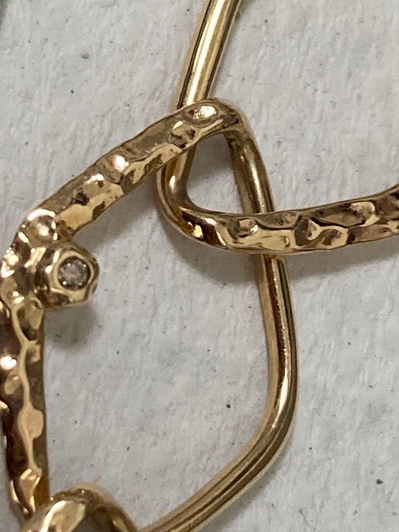 アガット　k10 ダイヤモンド　ブレスレット　2.98g