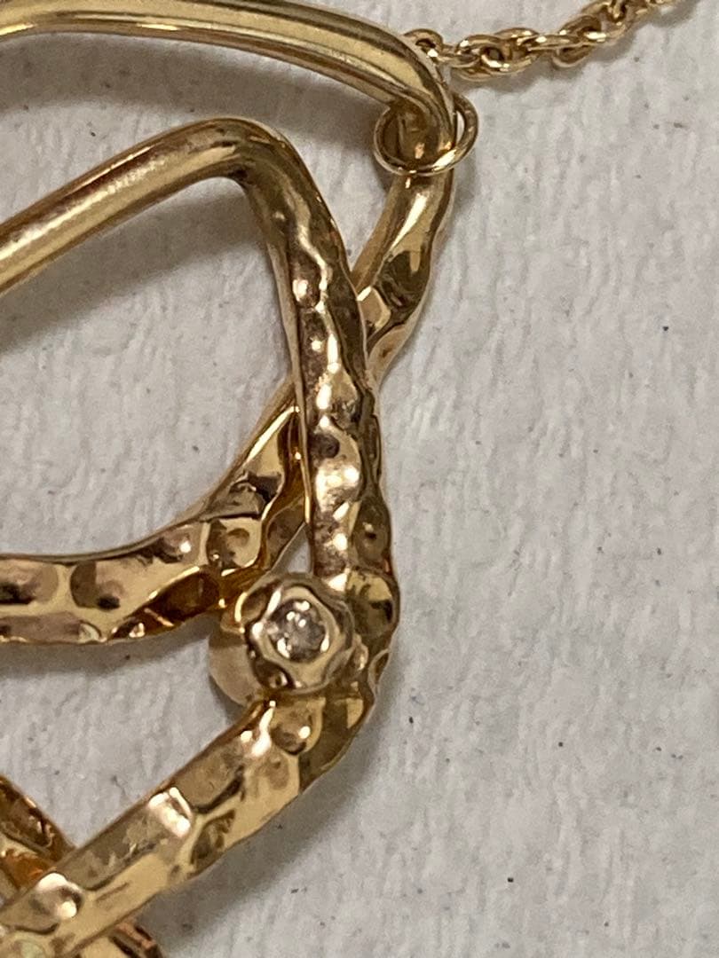 アガット　k10 ダイヤモンド　ブレスレット　2.98g