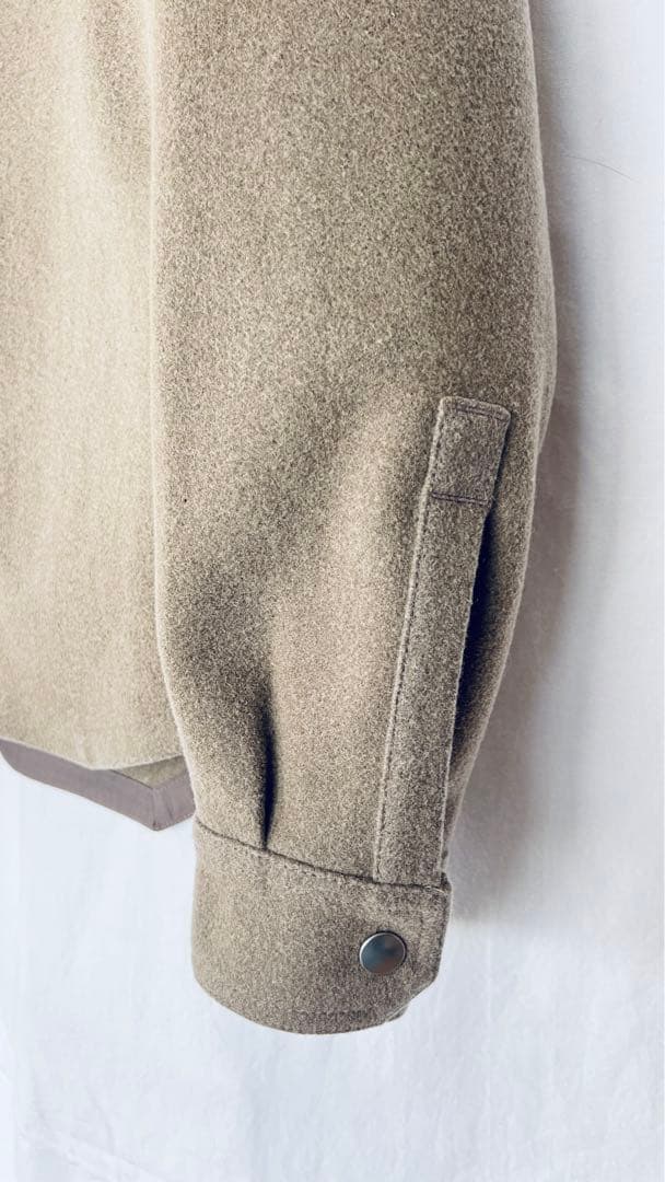 リックオウエンス ウールアウターシャツ 48size - メルカリ