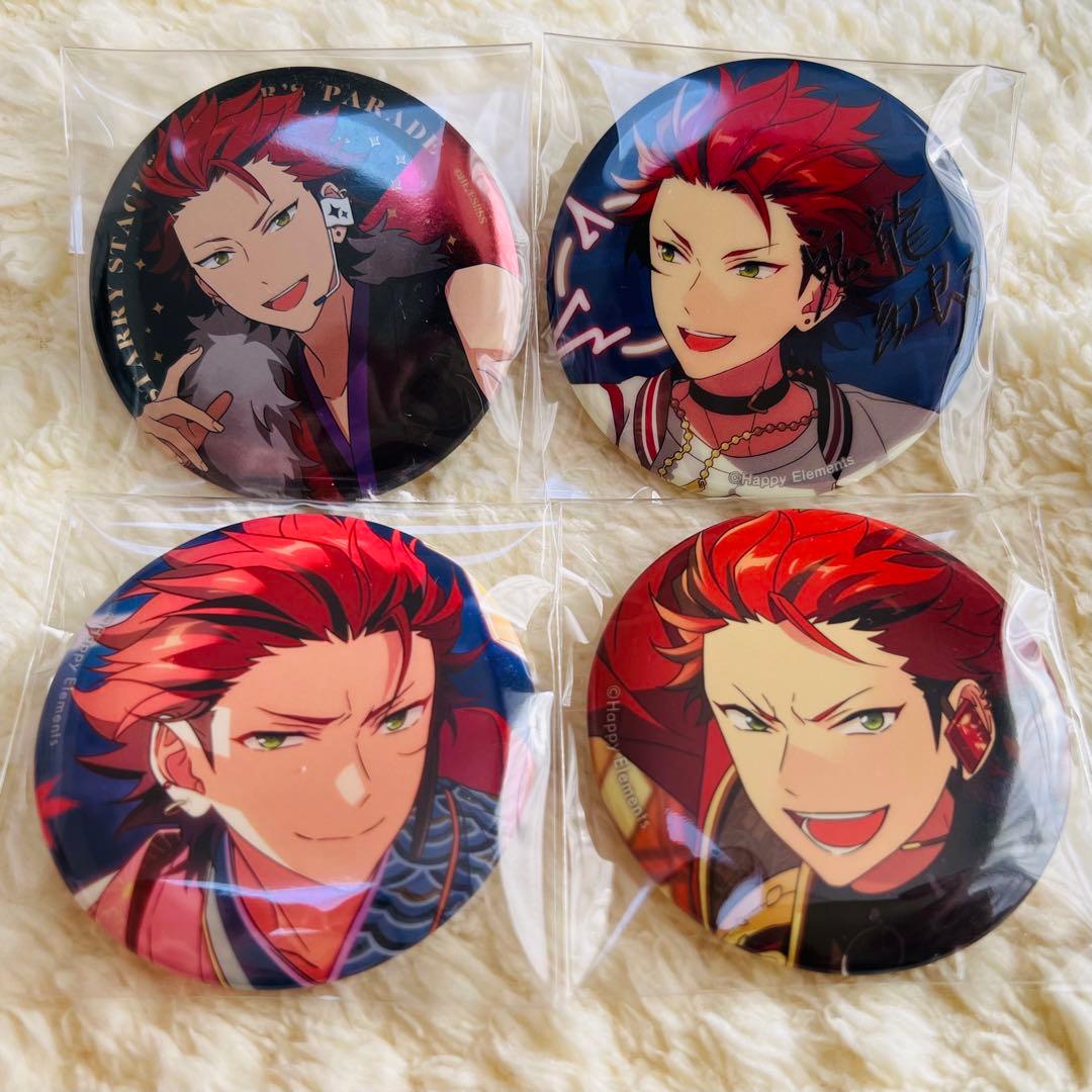 あんスタ 鬼龍紅郎 缶バッジ4点セット - メルカリ