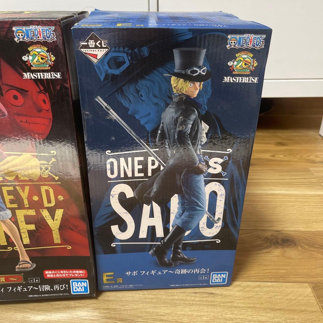 ワンピース フィギュア セット バンダイ 一番くじ 20th 三種セット