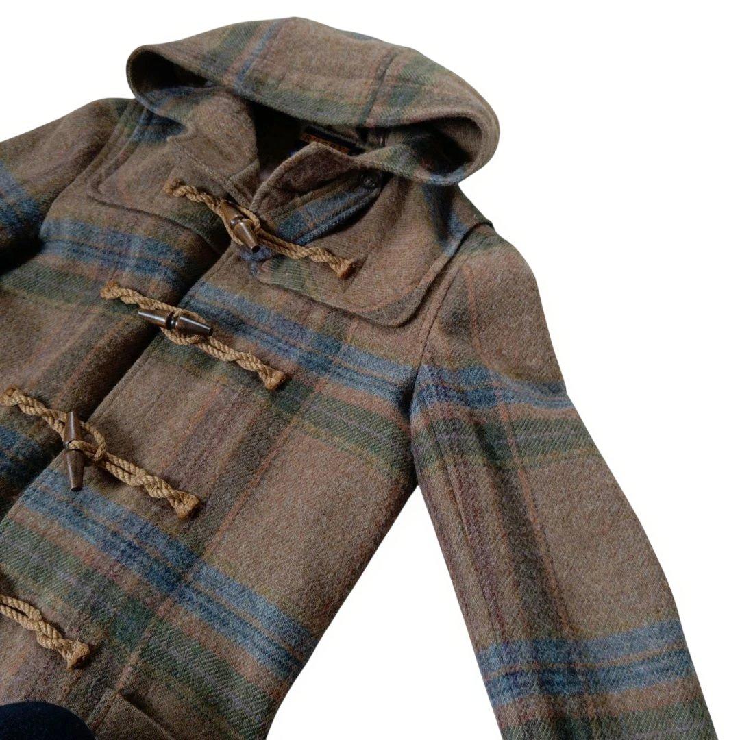 希少美品✨️ラルフローレン ラグビー ウール ダッフルコート チェック