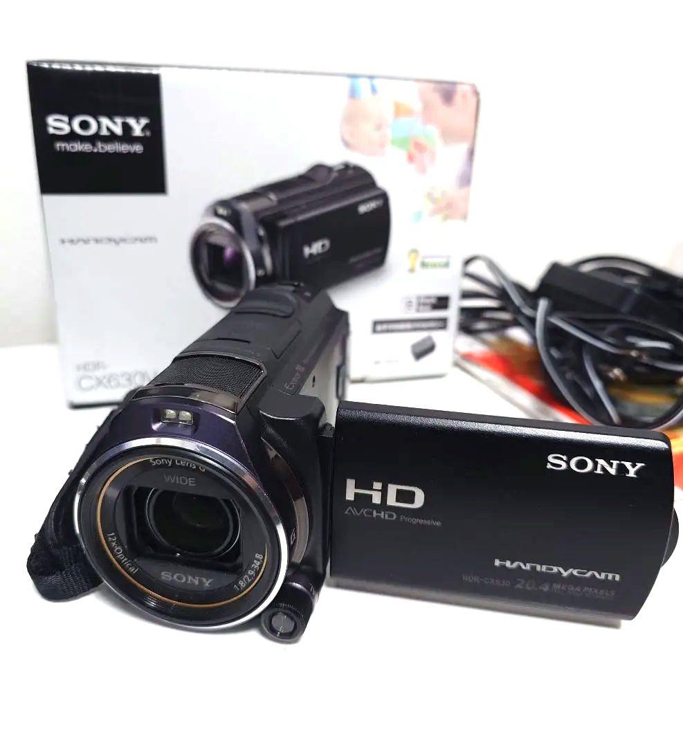 【箱付】SONY HDR-CX630V ビデオカメラ ソニー　ハンディカム Amazon | SONY ビデオカメラ HANDYCAM CX630V 光学12倍 内蔵メモリ64GB
