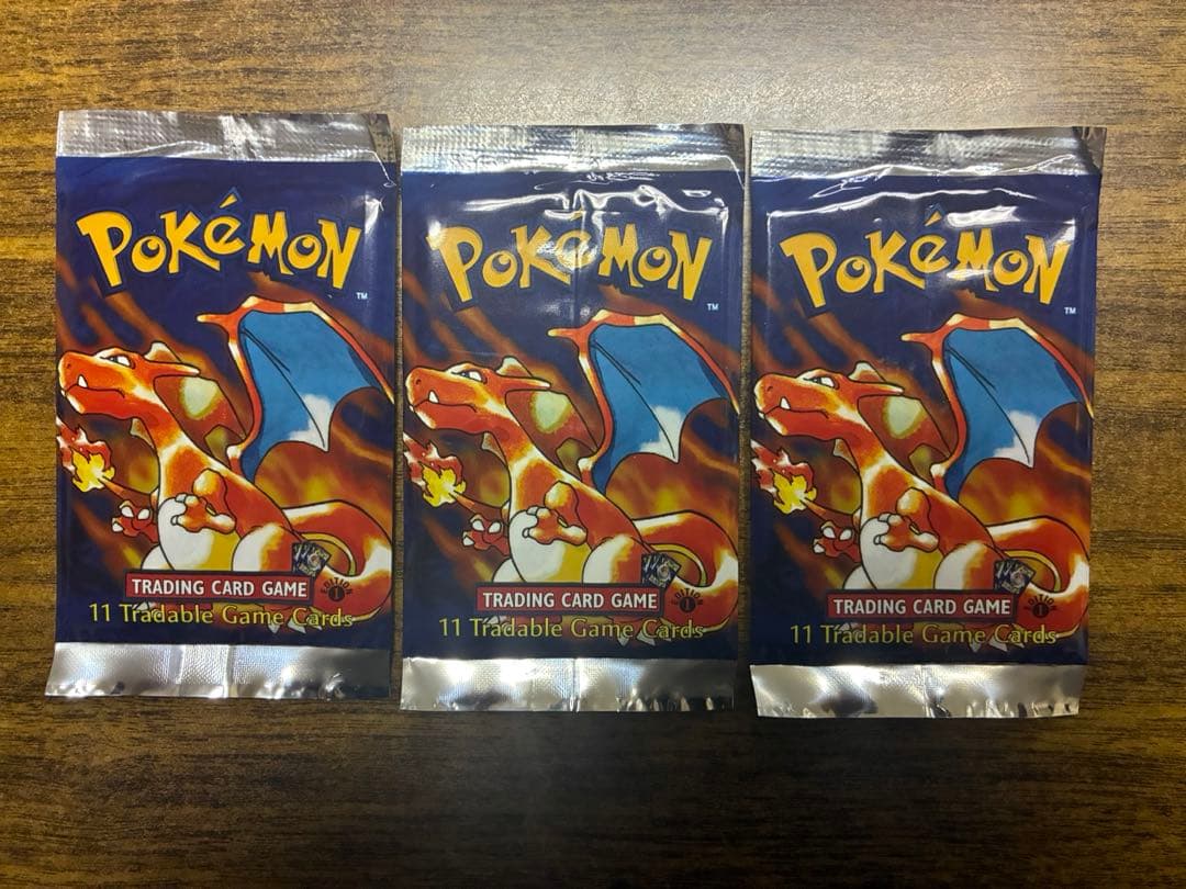 ポケカ Base Set Booster Pack 1st Edition3P Factory Sealed Pokemon 1st Edition Base Set Booster Blister Pack