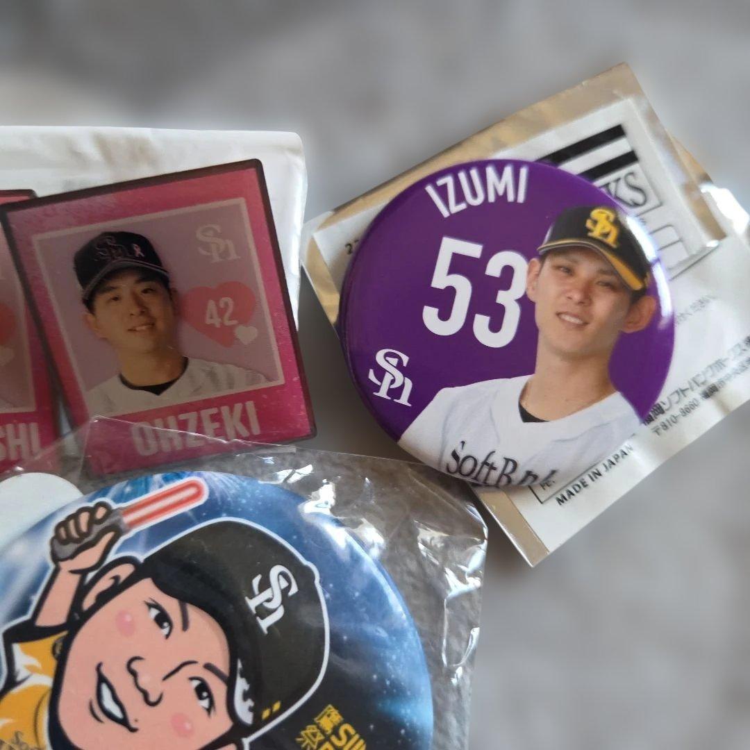 福岡ソフトバンクホークス 缶バッジ ピンバッジ まとめ売り - メルカリ