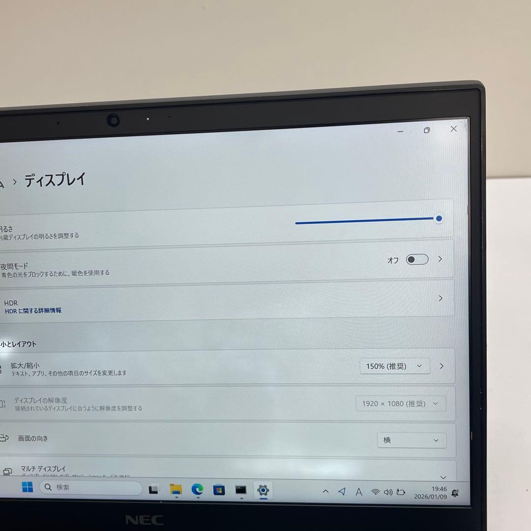 759 NEC Versapro VG-5 i5-8265U 8Gb 256G - メルカリ