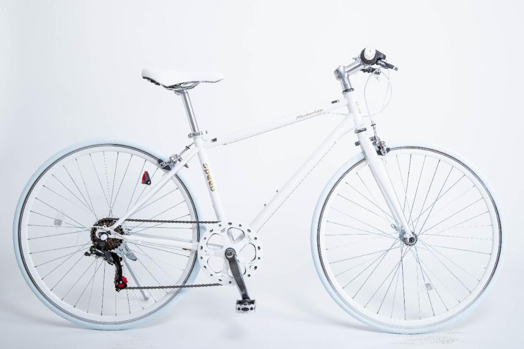 新品/送料無料　クロスバイク　シマノ製6段変速　700×28c　ホワイト 楽天市場】【スピードワールド】自転車 クロスバイク【地域限定】完成