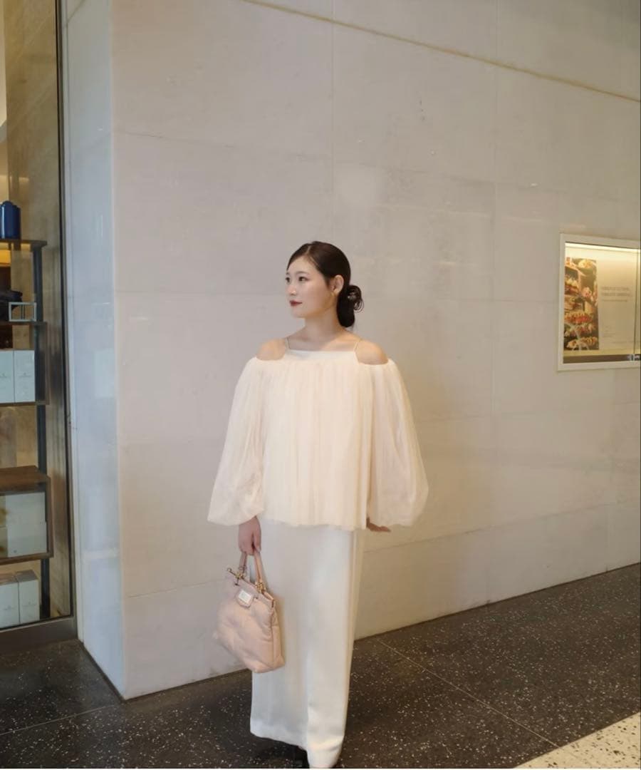 さくらこ様専用】acka tulle shirring blouse - メルカリ