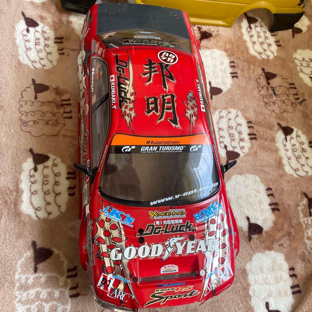 タミヤtt02 シャーシ＋ボディ付き