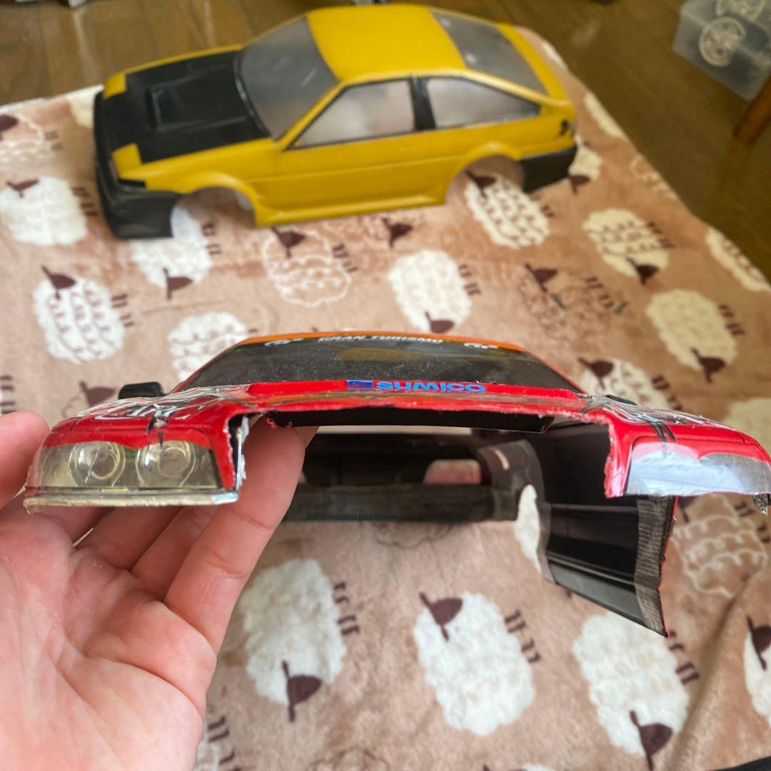 タミヤtt02 シャーシ＋ボディ付き