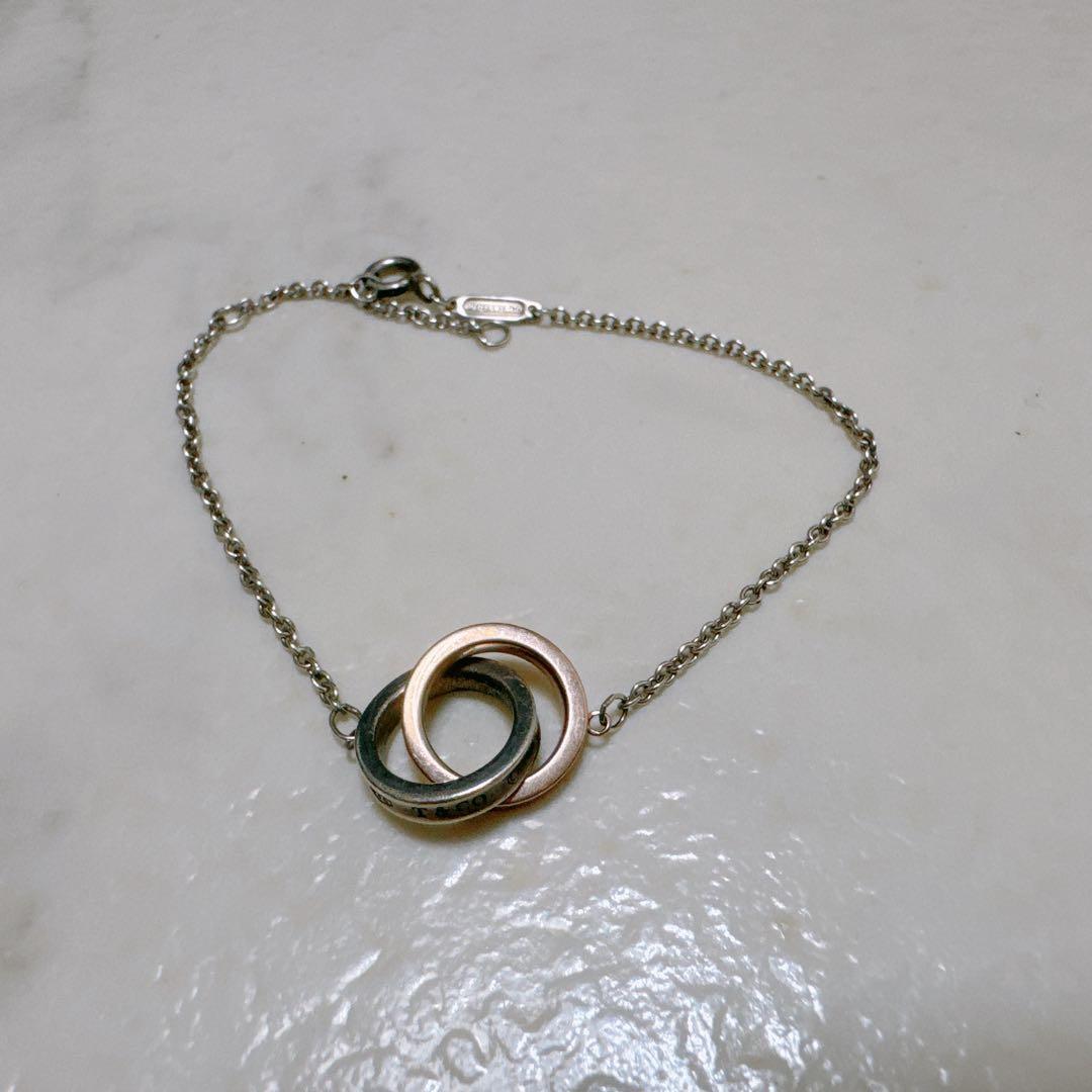 ティファニー インターロッキング サークル チェーン ブレスレット