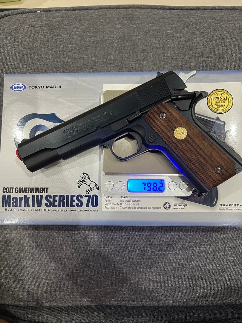 東京マルイ ガスガン コルト ガバメントマークIV ブルーフィニッシュ おまけ付