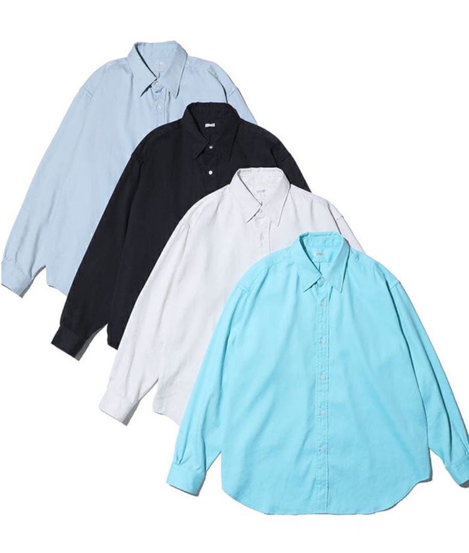 Double Weave Twill Regular Collar Shirt