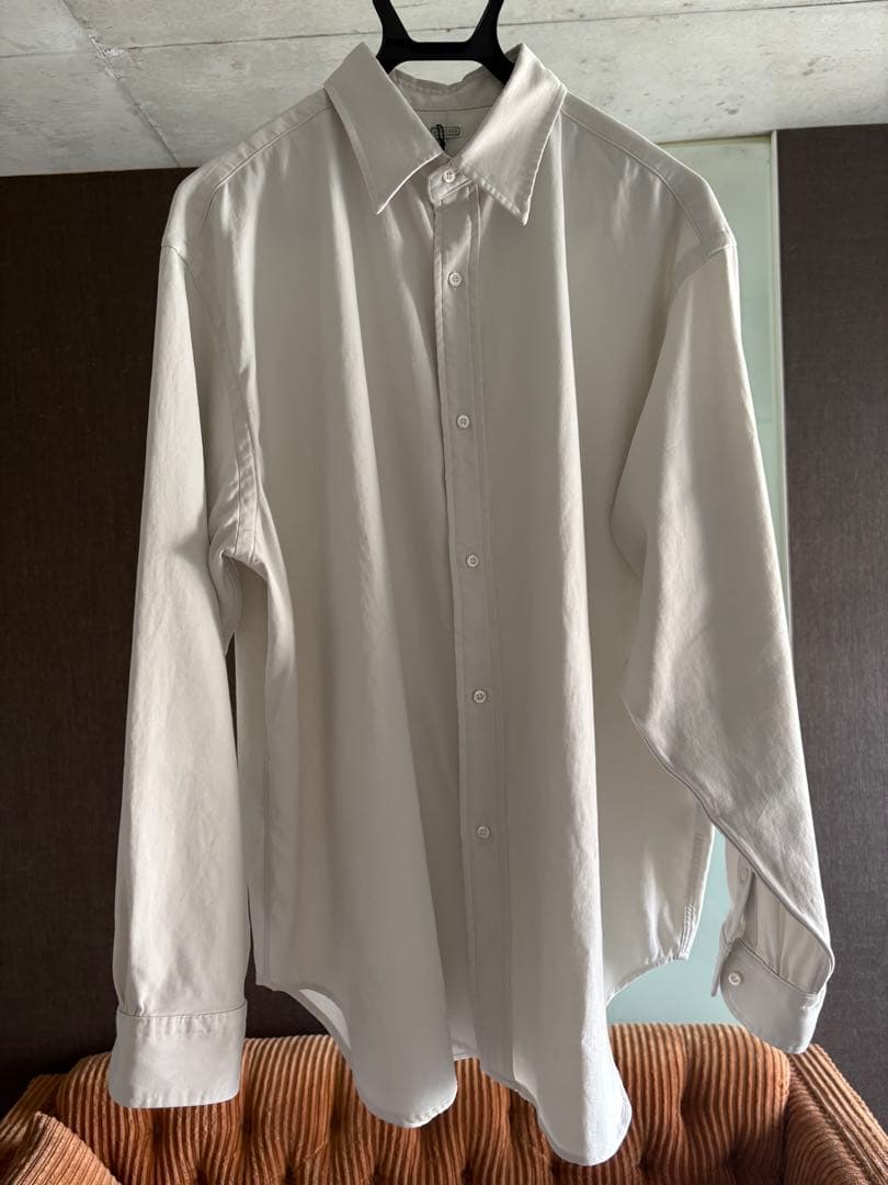 Double Weave Twill Regular Collar Shirt