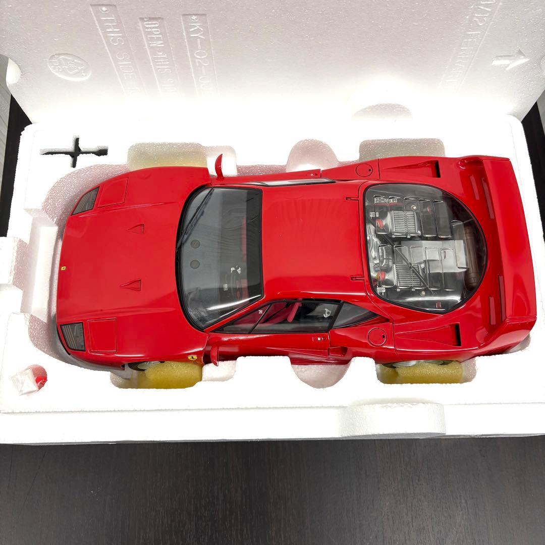 美品】 京商 1/12 フェラーリ F40 Ferrari Red 箱付き - メルカリ